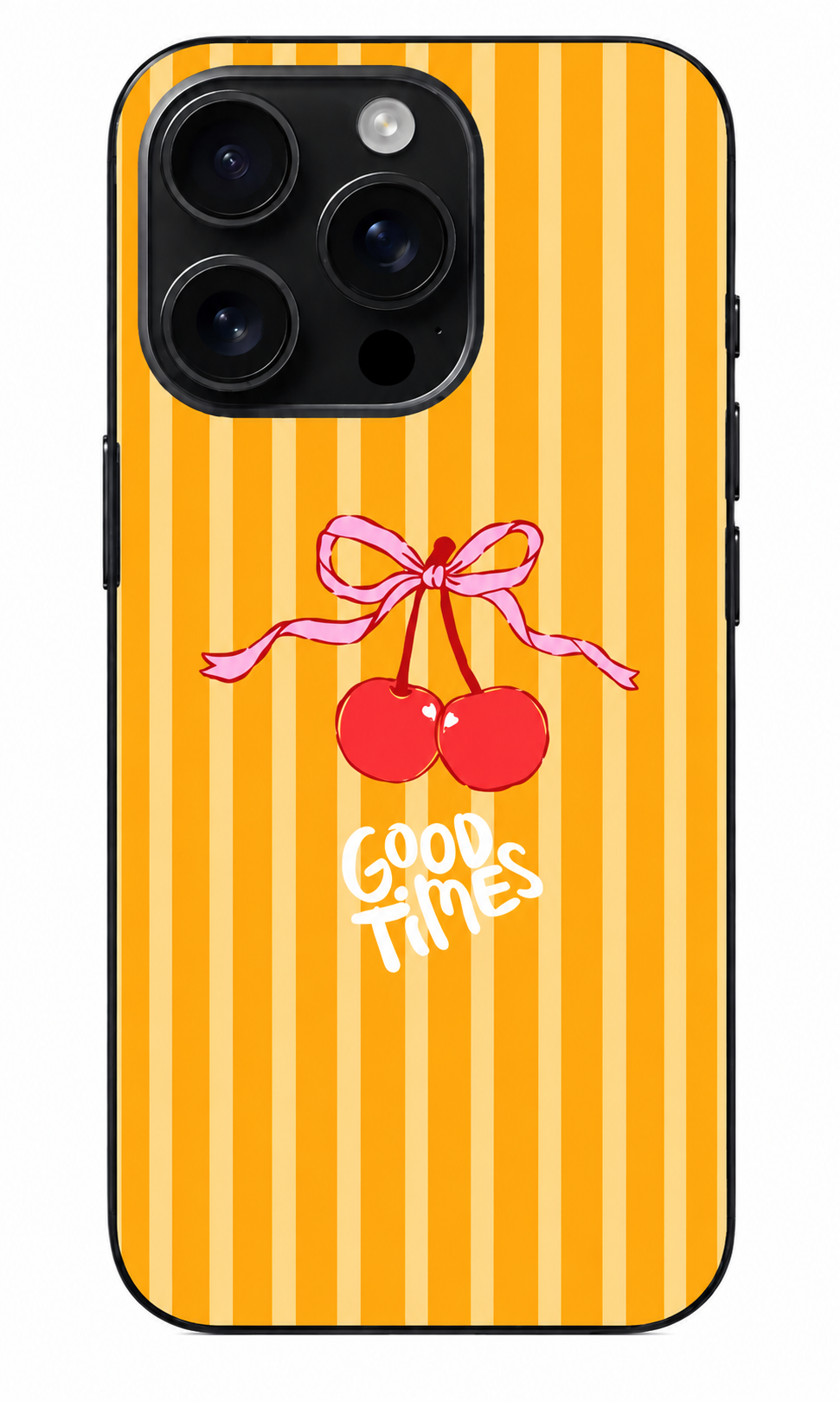 🍒  Good Times Cherry – Kiraz & Fiyonk Tasarımlı Telefon Kılıfı