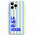 ☀️ La Vie Au Soleil – Çizgili Telefon Kılıfı