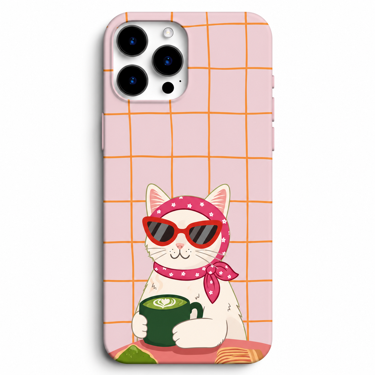 🐱 Coffee Cat – Havalı Kedi Telefon Kılıfı