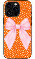 🎀 Pink Bow – Pembe Fiyonk Desenli Telefon Kılıfı 🎀