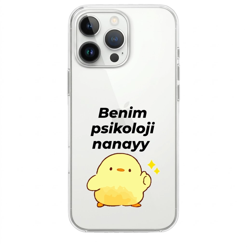Benim Psikoloji Nanay – Eğlenceli Ördek Tasarımlı Telefon Kılıfı